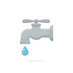 Wall Mural - Faucet vector isolated illustration