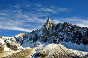 Wall Mural - Aiguille du Dru in the Montblanc massif, French Alps