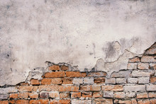 Moldy Brick Wall Background