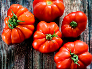 Fresh Marmande RAF red tomatoes