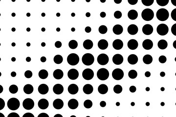 Wall Mural - Halftone dotted background. Comic patter. Pattern with small circles, dots, 