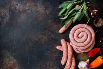 Canvas Print - sausages