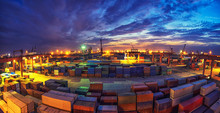 Night Container Terminal