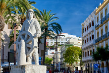 The Statue Dedicated To Sailors, Ibiza. Spain