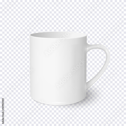 White Coffee Cup Realistic Isolated On Transparent Background White Coffee Cup Realistic Isolated On Transparent Background