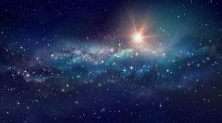 Wall Mural - deep space background