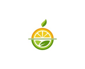 Wall Mural - Lemon logo