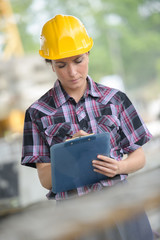 female construction engineer