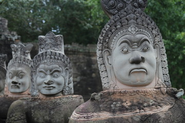 Angkor Statues