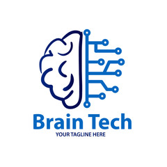 Sticker - brain tech