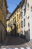 Fototapeta Uliczki - Bergamo, Italy, The Old city. One of the beautiful city in Italy. Pignolo street