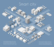 © AlexZel - Set of modern isometric buildings