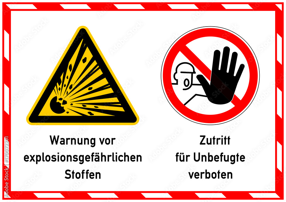 Betreten der Baustelle verboten Schild | Hinweisschild mit Wunschtext Betreten der Baustelle verboten Schild | Hinweisschild mit Wunschtext