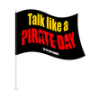 © popaukropa - International Talk Like A Pirate Day. piratical black flag. filibuster Banner