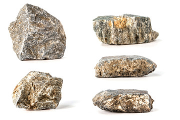 Aufkleber - Group Set Stones isolated on white background