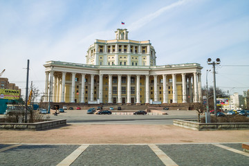 Russian Army Theatre view, Moscow, Russia