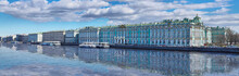 Panorama Of The Winter Palace In St. Petersburg