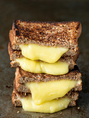 Sticker - rustic american grilled cheese sandwich