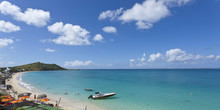 Scenery From Saint Martin, Caribbean Island