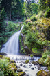 Wasserfall im Bach von Triberg im Schwarzwald