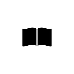 Wall Mural - open book magazine simple black icon