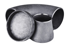 Steel Welding Fittings And Connectors.Elbow, Flanges And Tee.