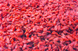 © mayura_ben - background of Red dried goji berries also called wolfberry with many nutritional properties