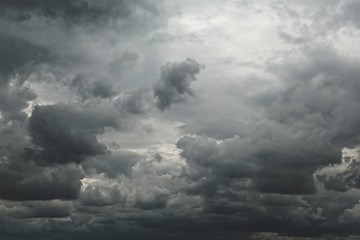 stormy clouds in the sky