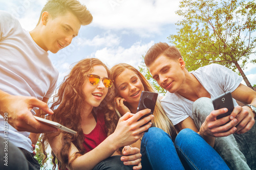 Image result for group of people with their phone