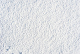 Fototapeta  - Clean snow texture, winter background, white surface with snowflakes