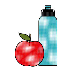 Poster - Water bottle isolated icon vector illustration graphic design