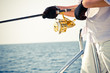 GT-Fishing, Spinnrolle auf offenem Meer