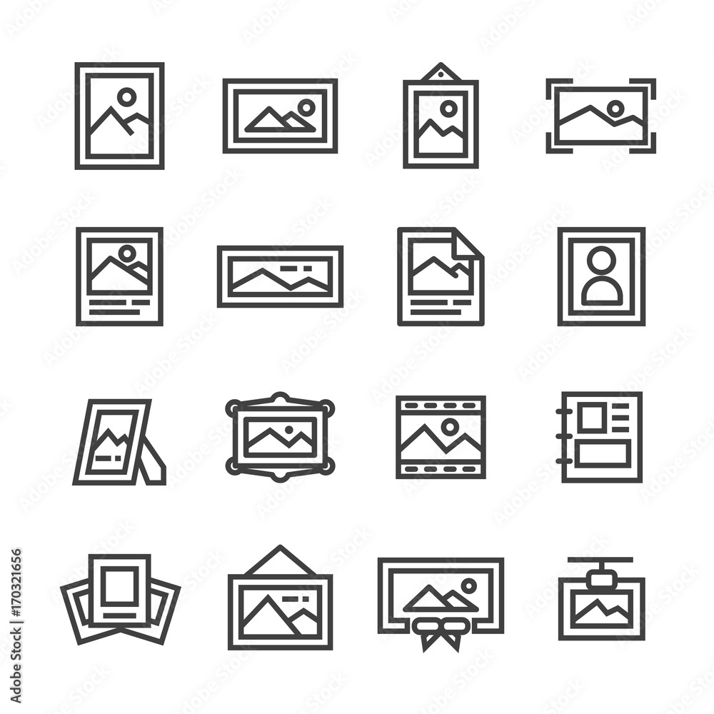 picture-frame-image-line-icon-set-vector-stock-vector-adobe-stock