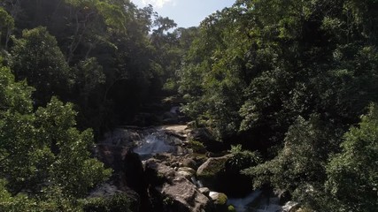 Canvas Print - Waterfall on Ilhabela, Sao Paulo, Brazil