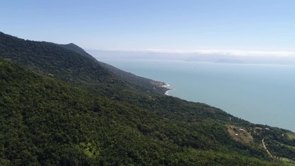 Sticker - Flying over Ilhabela, Sao Paulo, Brazil