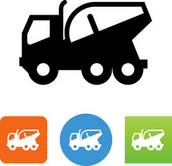 Sticker - Vector Cement Truck Icon