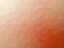 Abstract Orange White Gradient Polygon Shaped Background