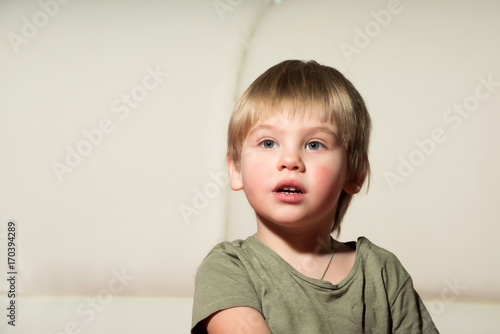 Kid With Blonde Hair Buy This Stock Photo And Explore Similar