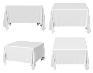 Square tablecloth set