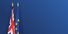 Drapeau - Grande Bretagne - Européen - Brexit - Présentation - Fond