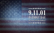Patriot Day Of USA Background On American Flag