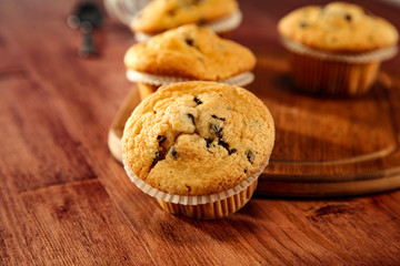 Wall Mural - muffin on desk 