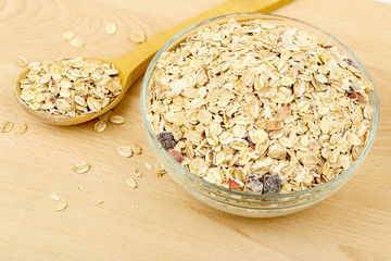 Wall Mural - bowl of muesli