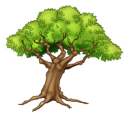 Wall Mural - Cartoon Tree