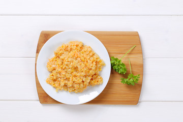 Poster - Cooked red lentils