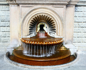 Bollente of Acqui Terme. Natural source of thermal water, coming out of rock at 75 degrees with a strong smell of sulfur. source 2