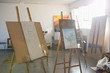 © Wavebreak Media - Paintings on easel