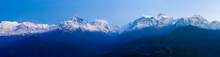 Panoramic Landscape Annapurna Himalaya Range