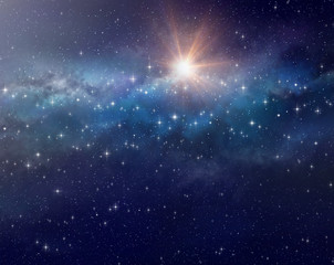 Wall Mural - space background galaxy