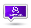 © FR Design - Teamwork (group icon) prime purple banner button